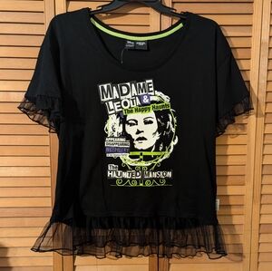 Haunted Mansion Madame Leota Shirt 1X Discontinued NWT Beware Hitchhiking Ghosts
